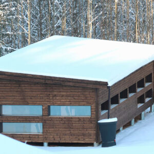The photography main hide at our luxury hide complex in Estonia