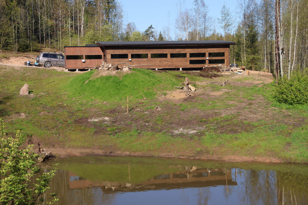 Our wildlife hide complex in Estonia.