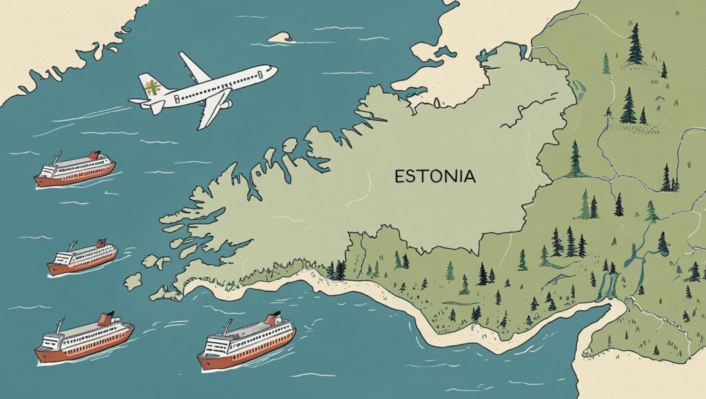 You can fly or take a ferry to Estonia for some great wildlife photography.