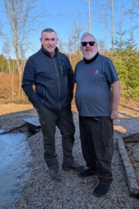 Ashley Barnard with Phil Gould