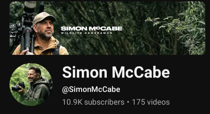 Simon McCabe, wildlife photographer