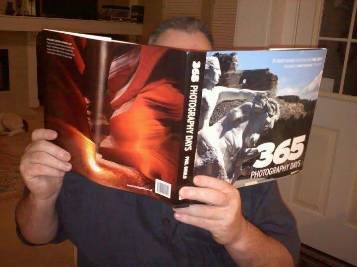 Phil Gould with his book