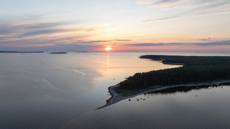 Sunset in Estonia